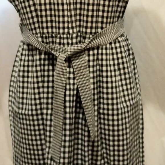 Black Gingham Dress - Picture 7 of 10